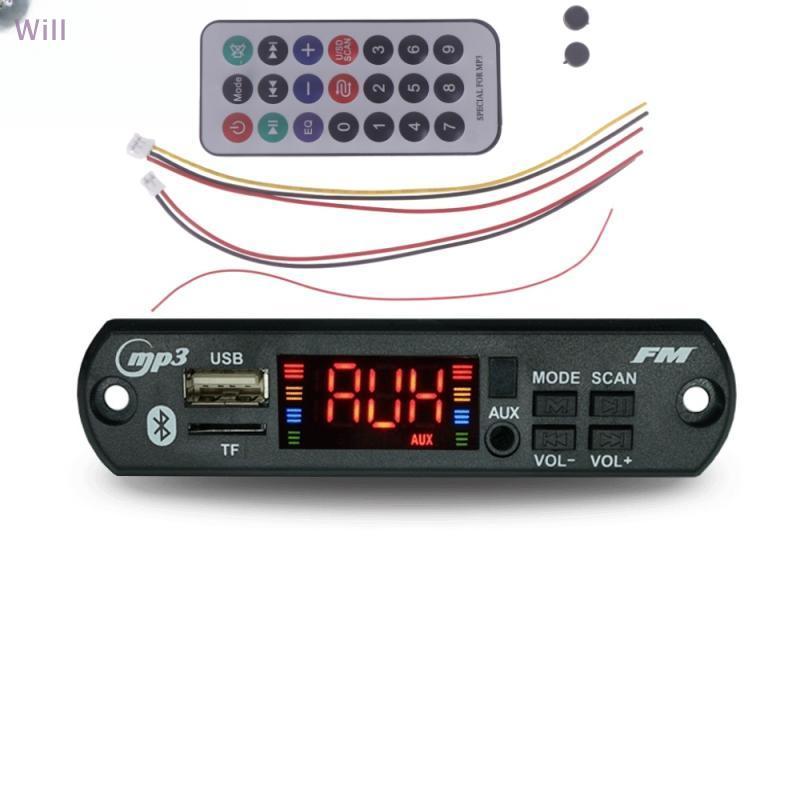 1 Conjunto 12V USB TF Rádio Sem Fio Música Carro MP3 Player Com Controle Remoto 5.0 Mini MP3 WMA Módulo De Áudio Placa D