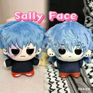 Jogo Sally Face Boneca Pelúcia Bonito Sal Fisher Brinquedo De Chaveiro Plushies Para Crianças 10cm