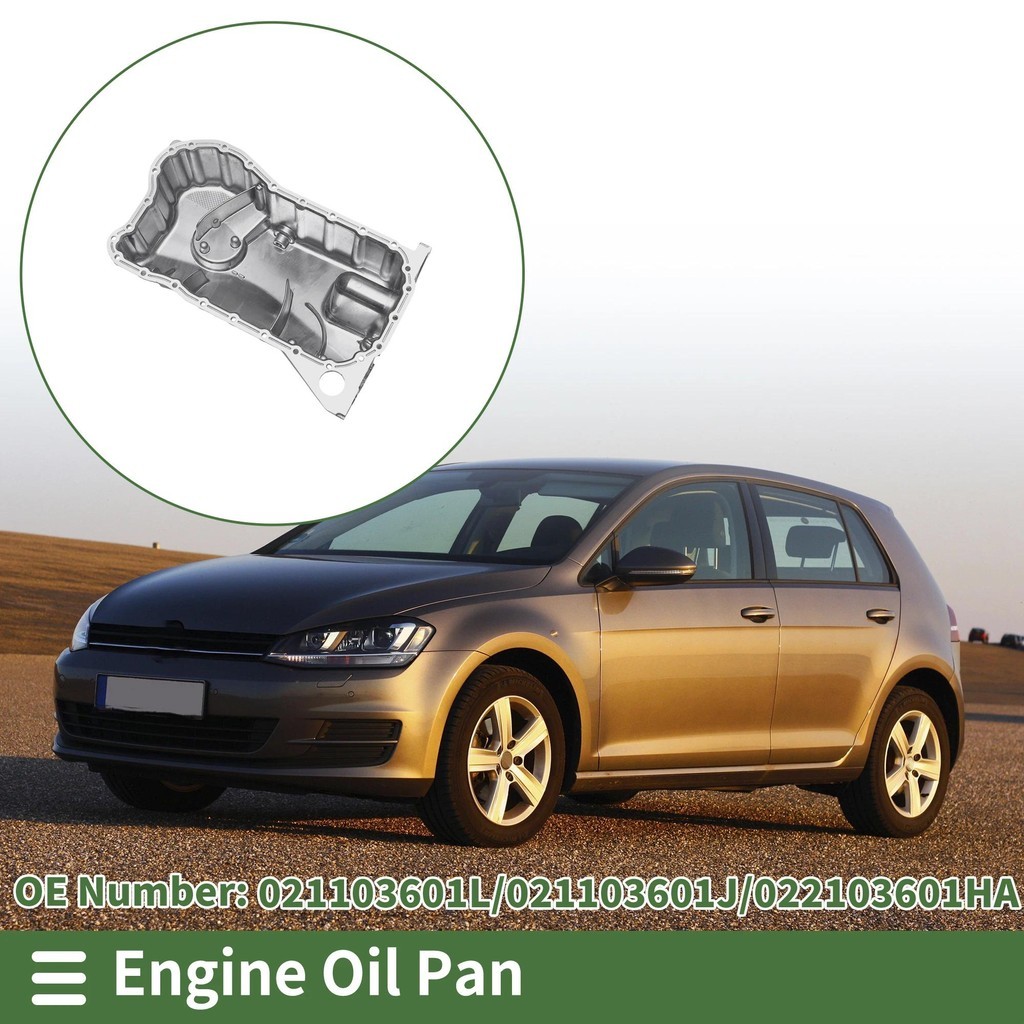 UXCELL Veículo Motor Óleo Pan Auto Cárter Transmissão Para Volkswagen Golf 1999-2005 Alumínio No . 021103601L L