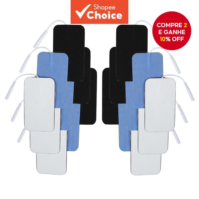 Almofadas De Eletrodo Adesivas Aelf De 5 x 9 cm (10/30/50 Peças) São Adequadas Para Uso Com Dispositivos TENS , Massagea