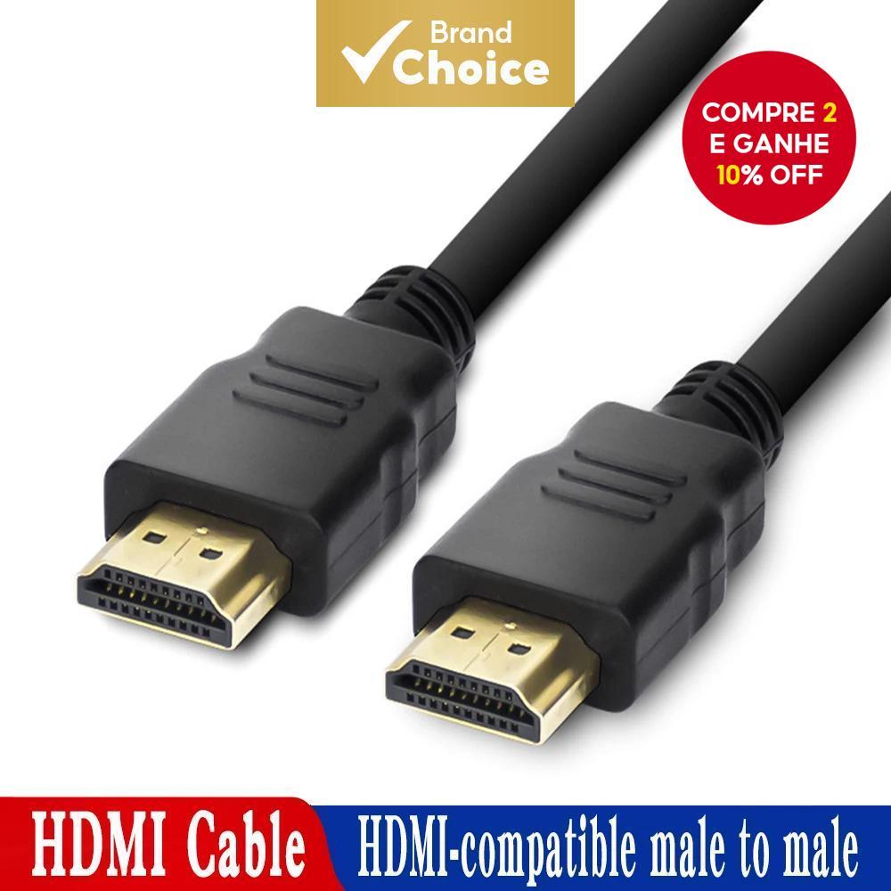 [Shopee Choice] Cabo De Vídeo Compatível Com HDMI 1.4 4K 1080P 3D Para HDTV Splitter Switcher 0.3m 0.5m 1m 1.5m em Oferta na Shopee