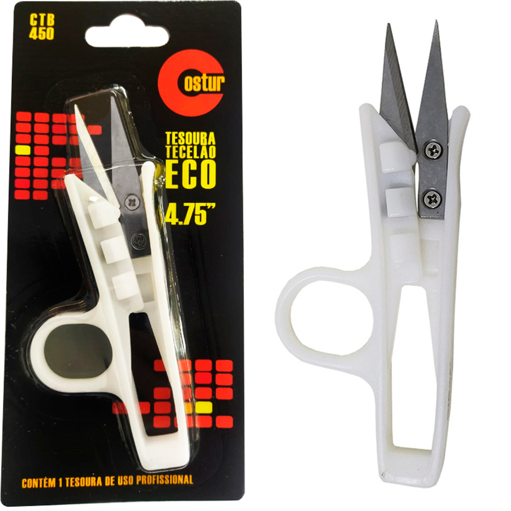 Tesoura Arremate Tecelao Costura Croche Patchwork Inoxidavel