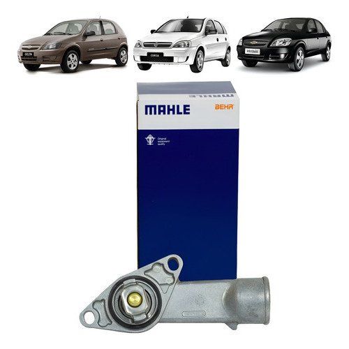 VALVULA TERMOSTATICA COM CARCAÇA CORSA PRISMA CELTA MONTANA MERIVA AGILE COBALT ONIX SPIN