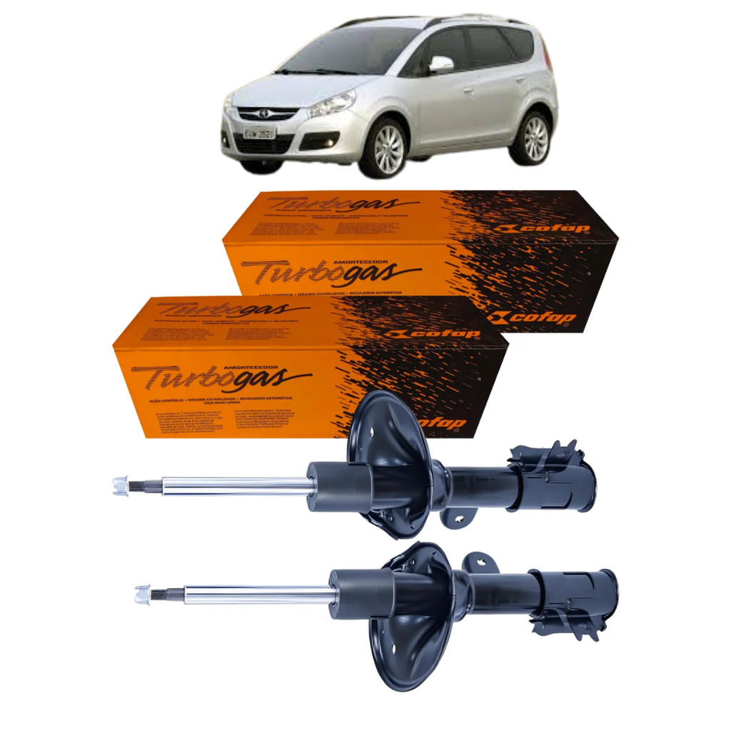 PAR AMORTECEDOR DIANTEIRO JAC J6 2011 A 2019 (KIT600) em Oferta na Shopee