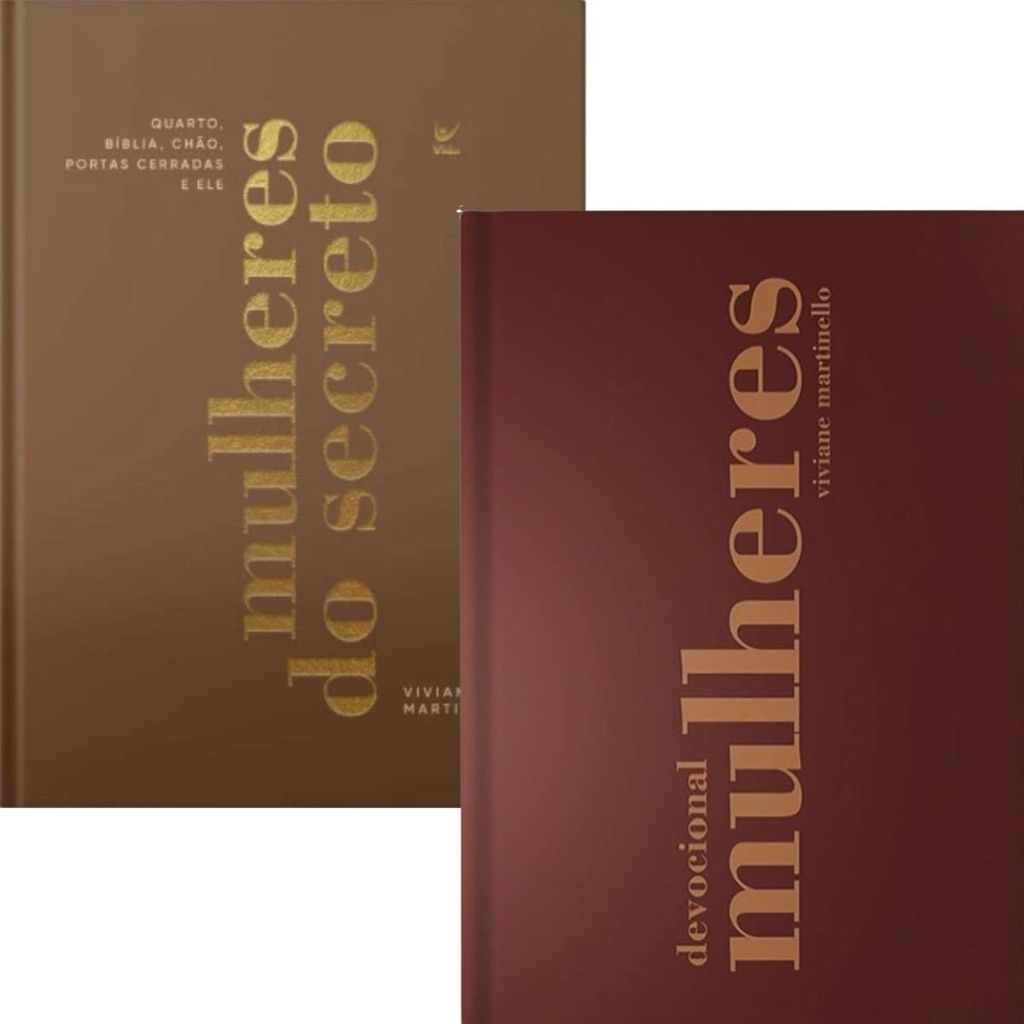 Kit 2 Livros | Devocional Mulheres + Mulheres do Secreto | Viviane Martinello