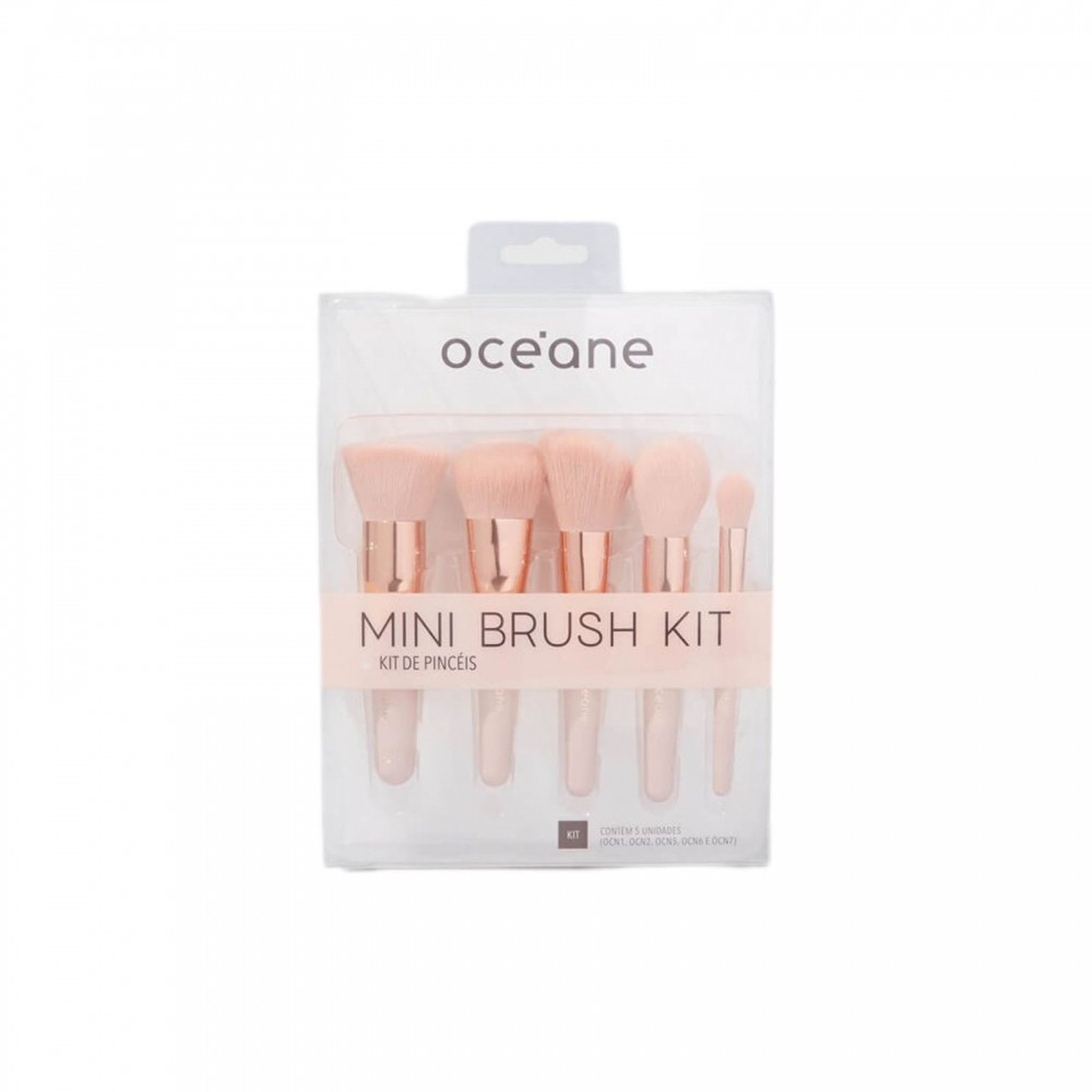 Mini kit com 5 Pincéis - Oceane
