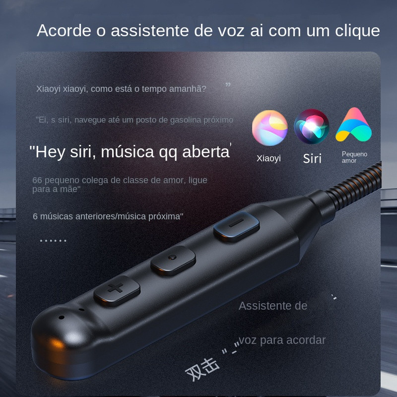 Fone De Ouvido Capacete Motoqueiro Sem Fio Bluetooth 5,3 — imagem 2 de 2