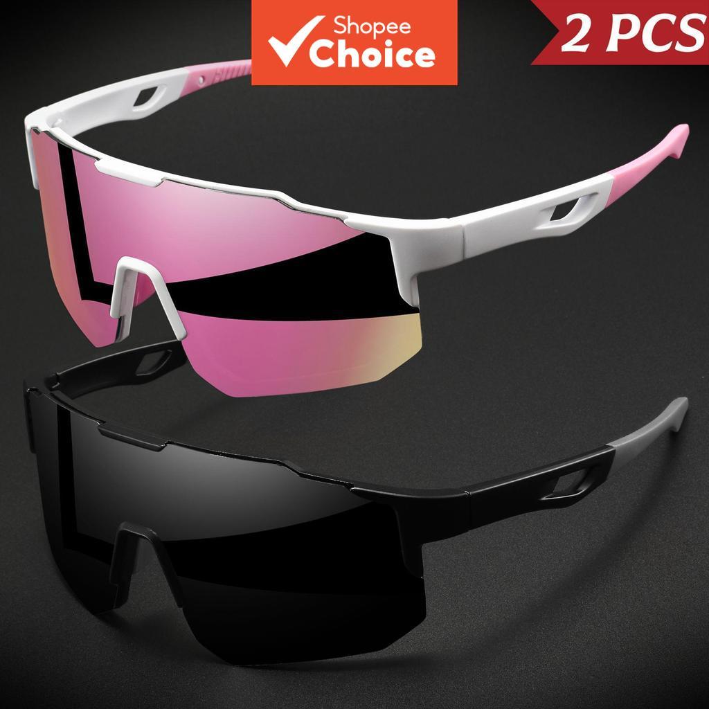 Óculos De Sol Esportivos Envolventes Grandes UV400 Para Ciclismo E Corrida Ao Ar Livre