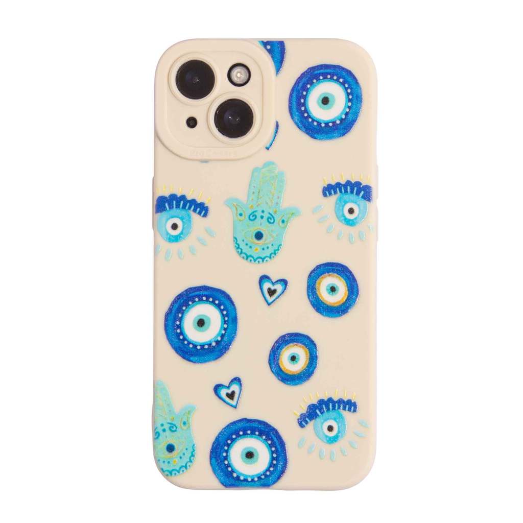 Capa Para Iphone 15 Estampada Olho Grego  -