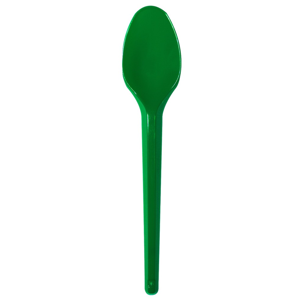 Colher de Sobremesa 50 Unidades Verde - Bello Festas