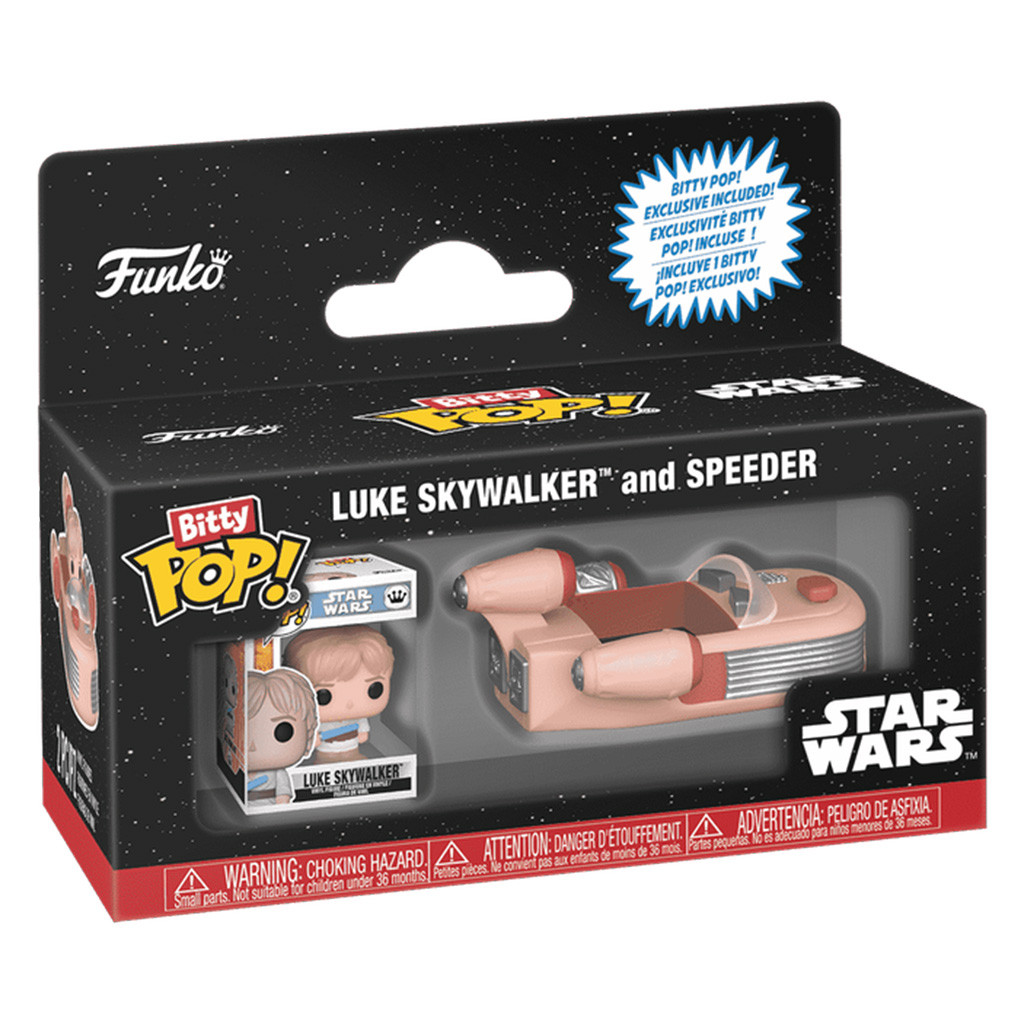 Luke Skywalker & Speeder Bitty Pop Star Wars