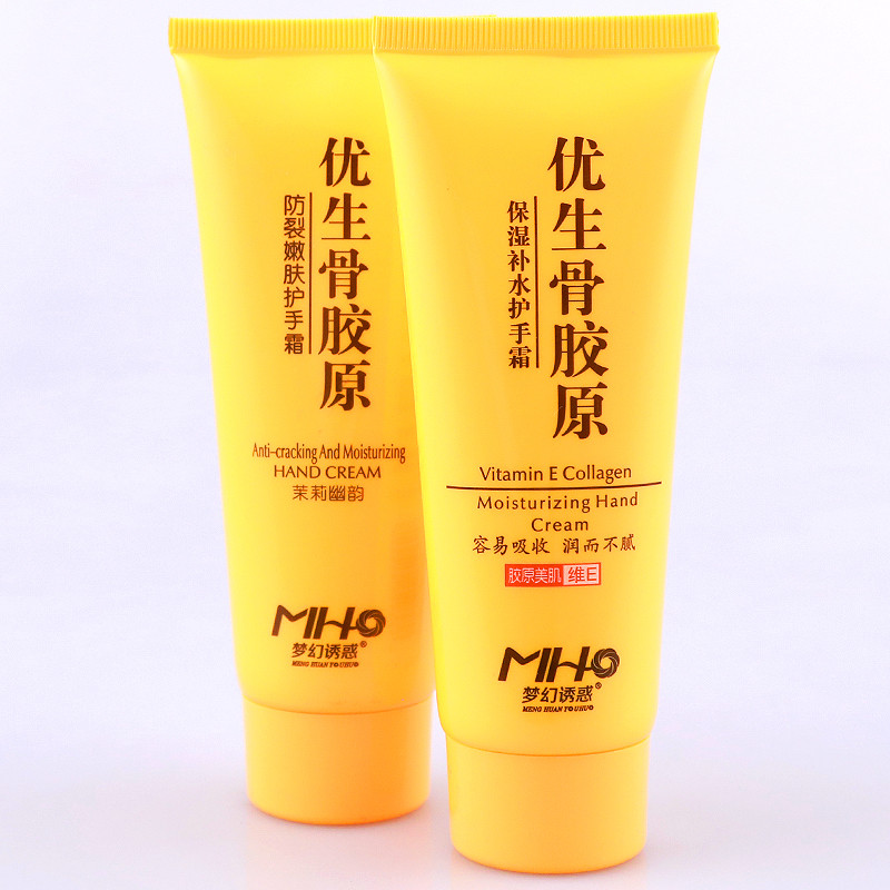 Dream Temptation Genuíno Osso Eugenic Colágeno Hidratante Hidratante Creme para as Mãos Hidratante Refrescante Suavizant