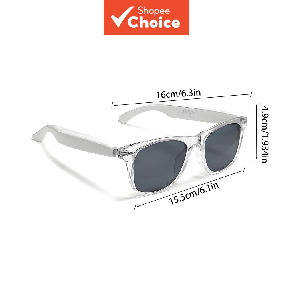Óculos Esportivos Inteligentes Leves com Bluetooth 5.4 Open-Ear, Lentes Fotocromáticas e UV400, para