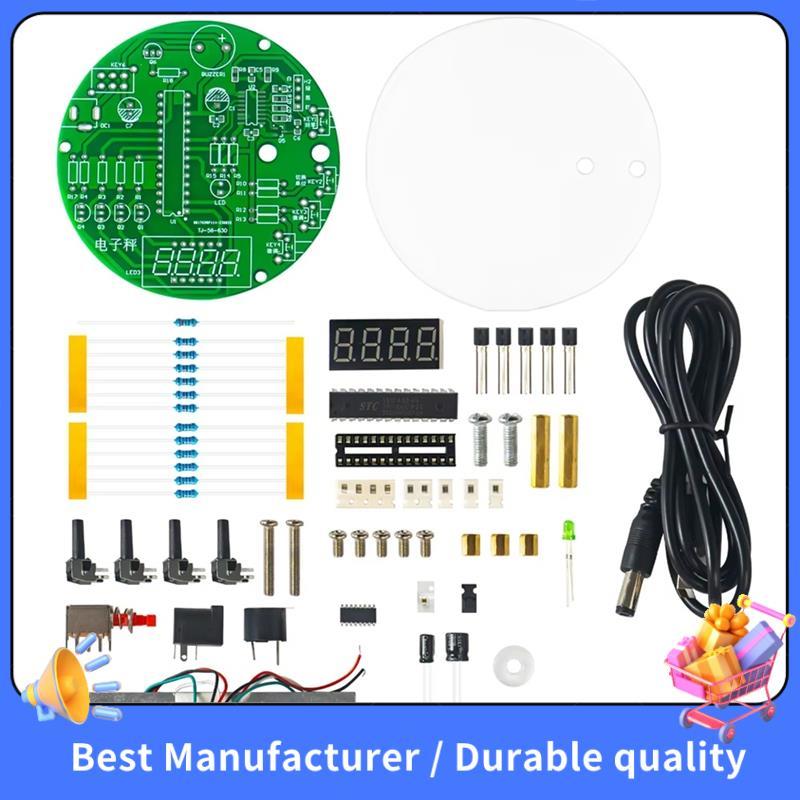 Kit DIY De Balança Eletrônica , De Prática De Solda De Microcontrolador 51 Com Display De Tubo Digital Chip HX711 5V