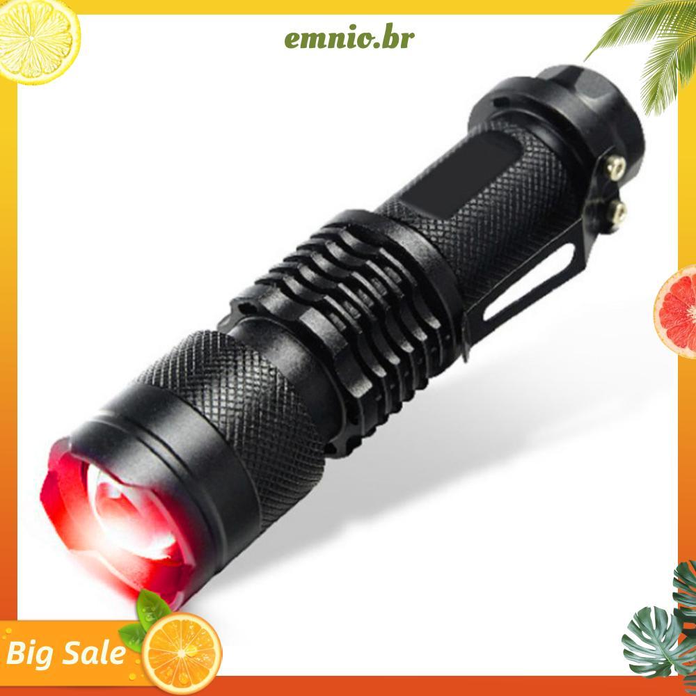 Tocha De Caça Com Visão Noturna Alimentada Por Bateria 850nm LED Lanterna Zoom Infravermelho