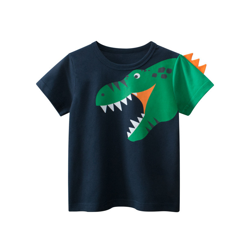 27 crianças marca puro algodão roupas infantis verão meninos de manga curta camiseta crianças bebê médio pequeno criança