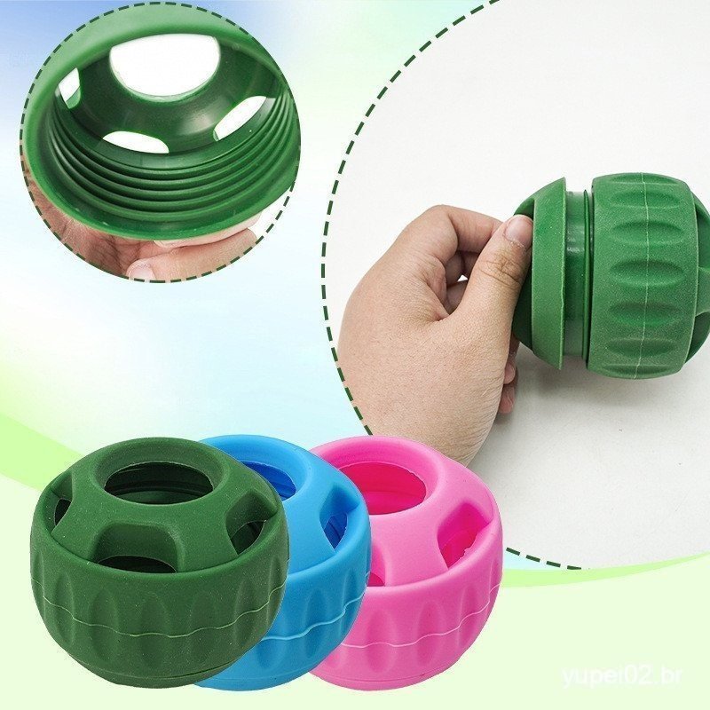 Adequado para presentes de aniversário de cães - brinquedos interativos com dispensador de lanches, bolas de Silicone ma