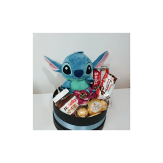 CESTA STITCH/PRESENTES/CHOCOLATES/NUTELLA/DIA DOS NAMORADOS/CRIANÇAS/PASCOA oferta em Oferta na Shopee