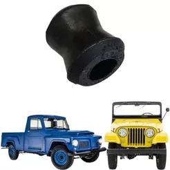 Bucha De Amortecedor Borracha Jeep Rural F75 Ford Willys Toyota Bandeirante
