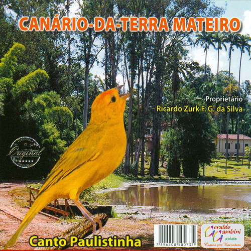 CD - Canário da Terra Mateiro - Canto Paulistinha