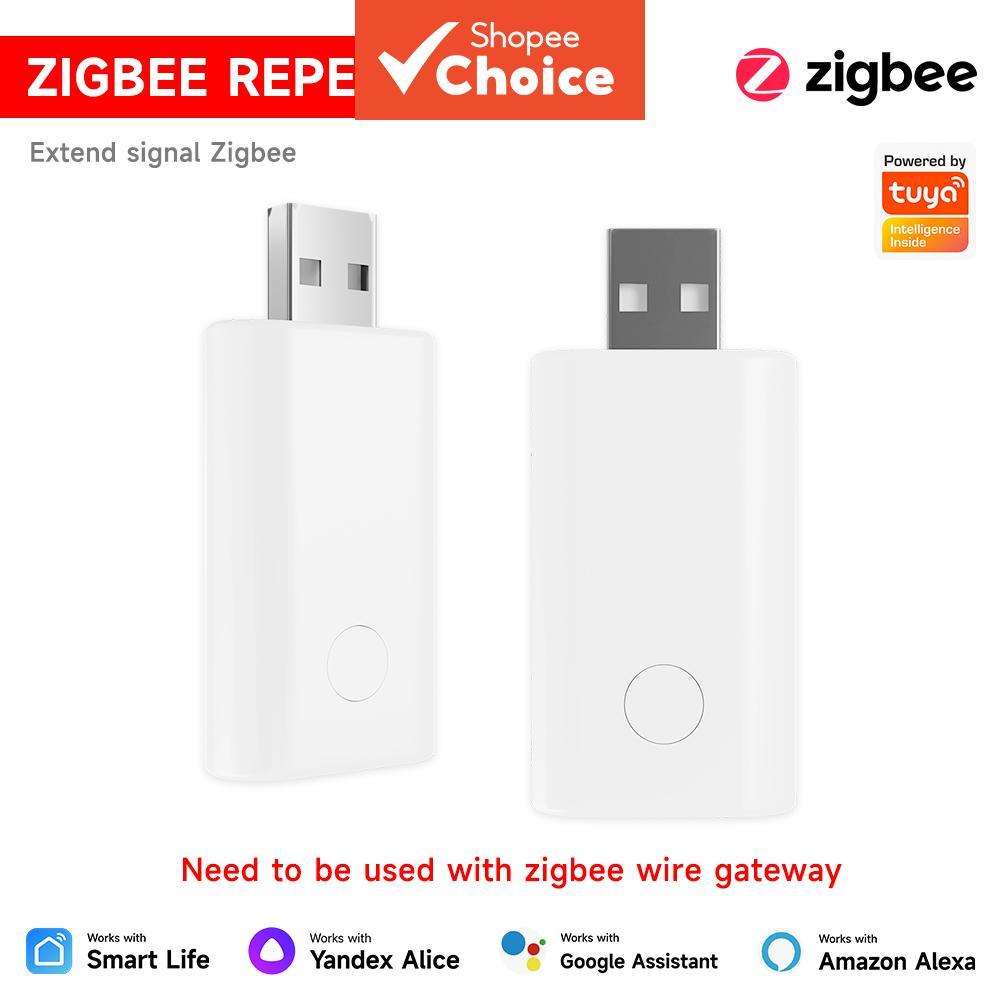 Repetidor de sinal Tuya Zigbee para estender a transmissão de sinal através de paredes e compatível com Home Assistant