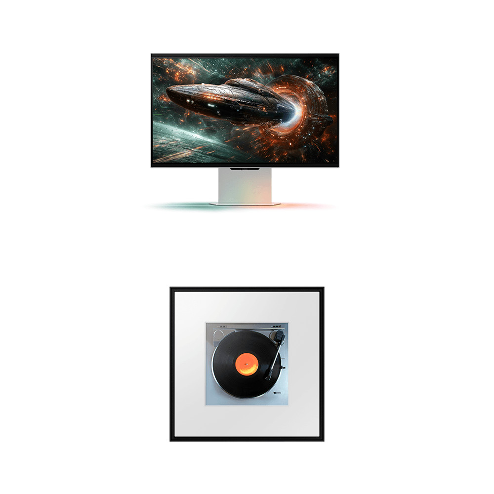 Monitor Odyssey 3D 27" 4k + Music Frame Samsung LS60D