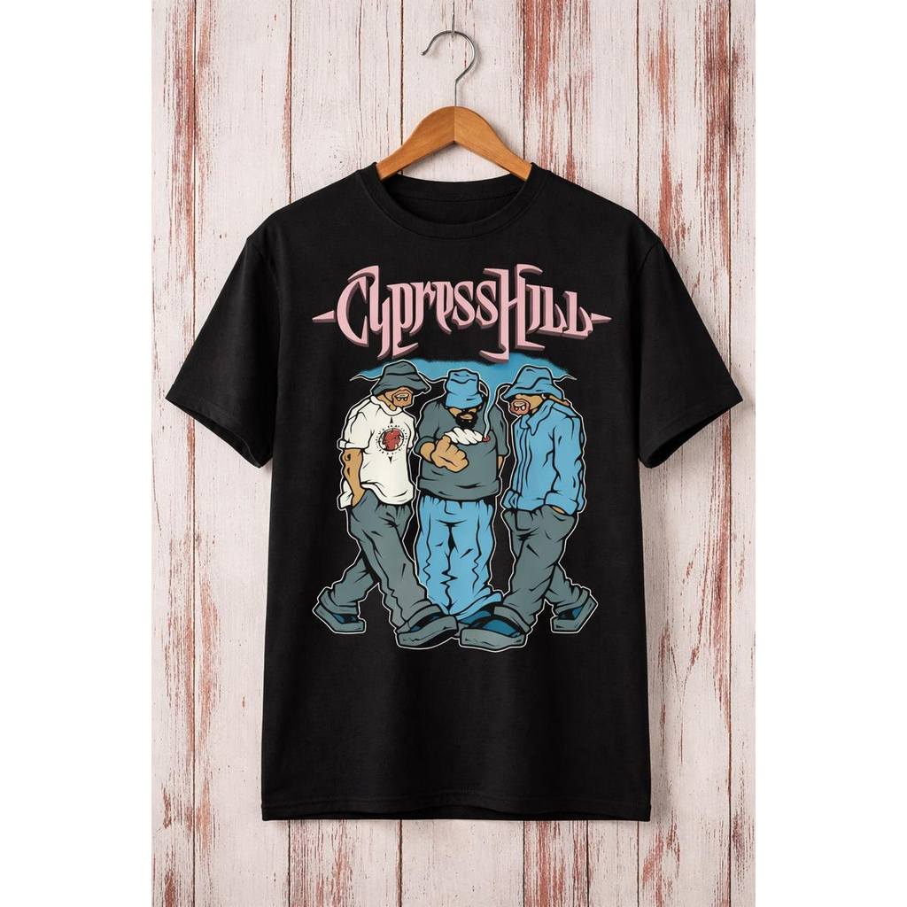 Camiseta Tema Oldskool 80s Hip Hop Dj Rave Music Cypress Hill Atemporal Estilosa Moderna Retrô