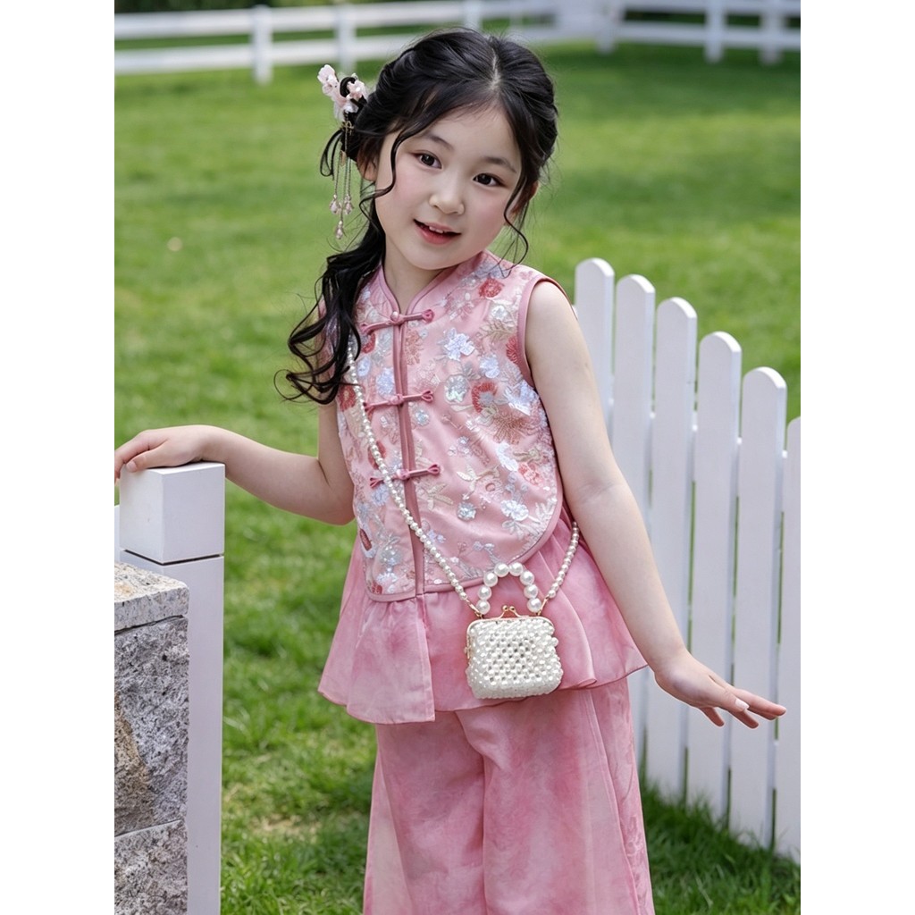 Crianças pérola Diagonal saco meninas moda princesa saco meninas moda bolsa de ombro bebê All-Match acessórios bolsa de