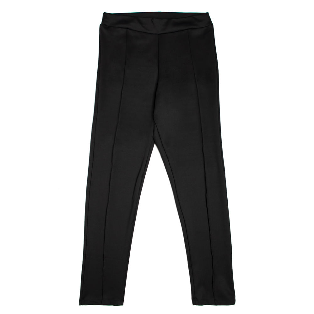 Calça Feminina Bruna e Bia Plus Size Slim Frisos Preto