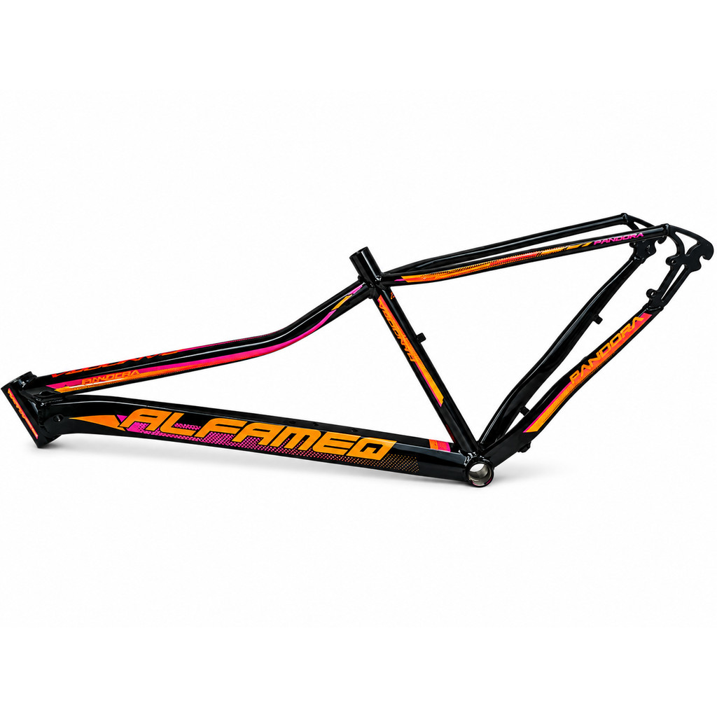 QUADRO 29 ALFAMEQ - PANDORA T15 PRETO BRILHO/ LARANJA NEON/ PINK