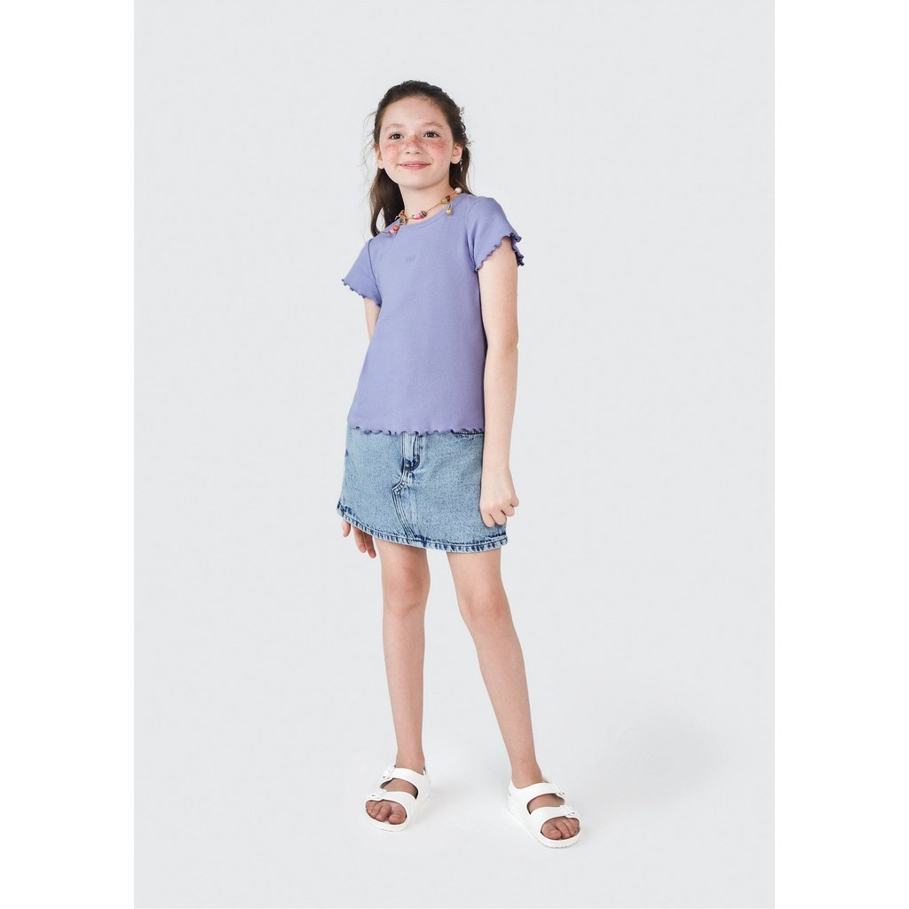 Short Saia Infantil Menina Jeans Estonado - Hering Kids