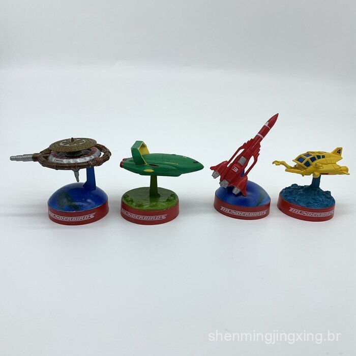 Figura solta THUNDERBIRD Thunderbird Forças Especiais ... modelo de nave espacial, foguete, ornamento de mesa