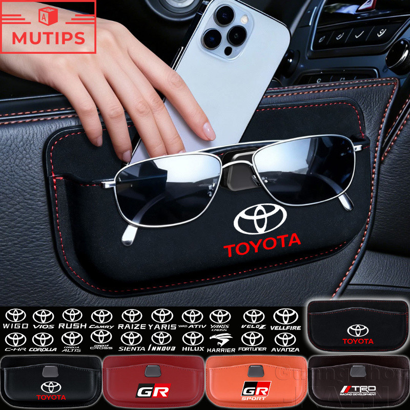 Organizador De Óculos Para Telefone De Carro Toyota Console Central Caixa De Armazenamento Suporte De Sol Interior Autom