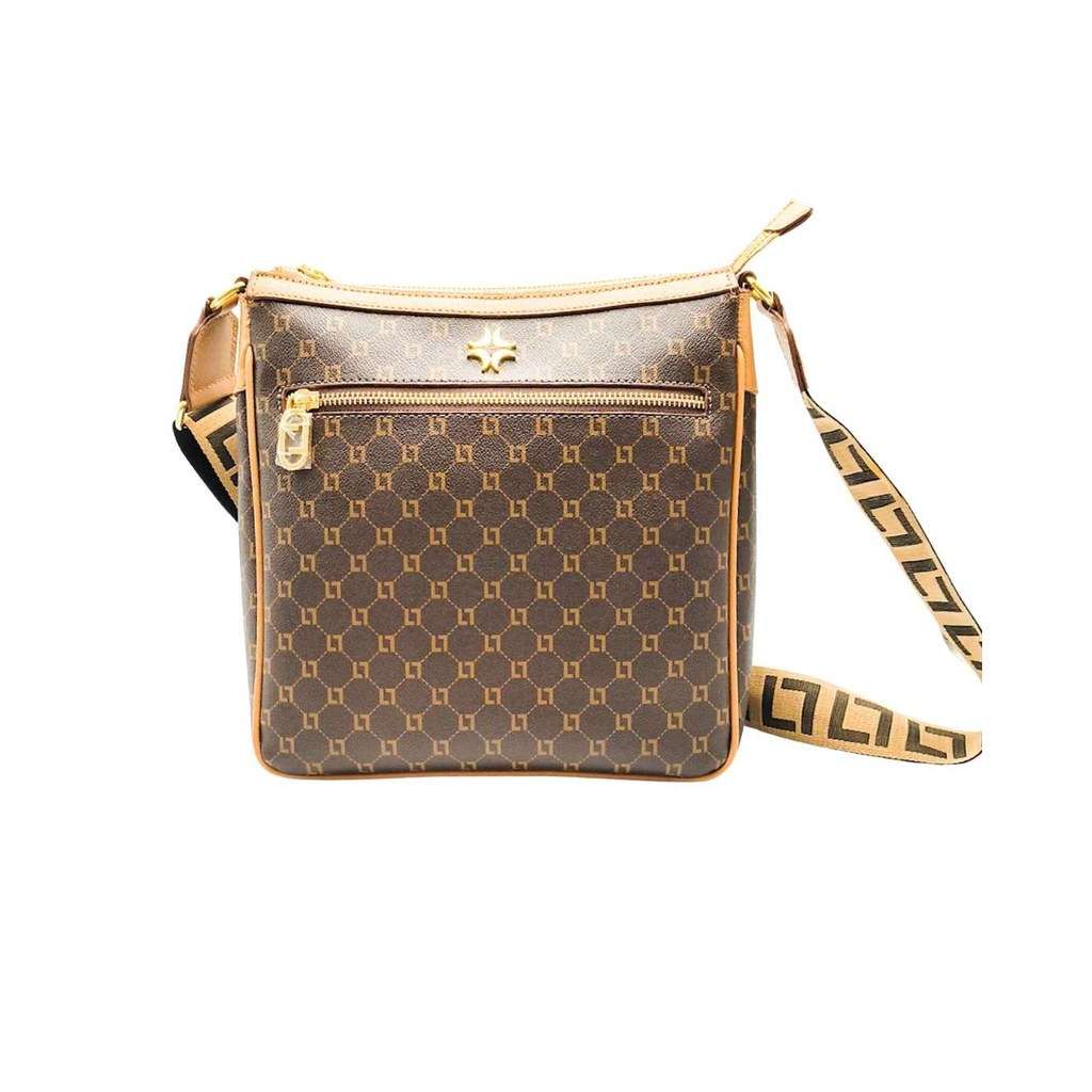 Bolsa Luz da Lua Média Mocca Monograma Feminina Original