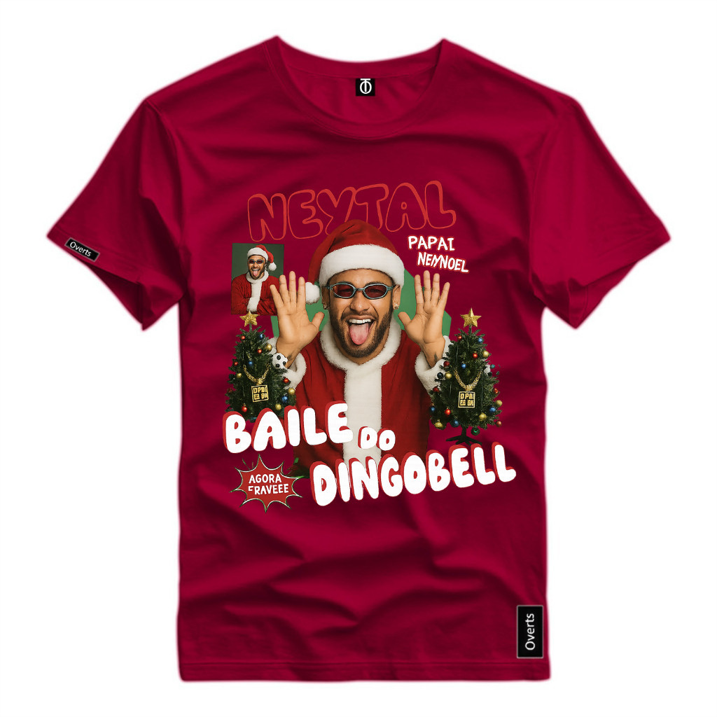 Camiseta Personalizada Menino Ney Natal Roupa De Papai Noel Neymar Junior Style Camisa Para Natal
