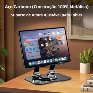 Suporte de Metal Ajustável Para Notebook 4 Ate 16" Giratória de 360° N263 em Oferta na Shopee