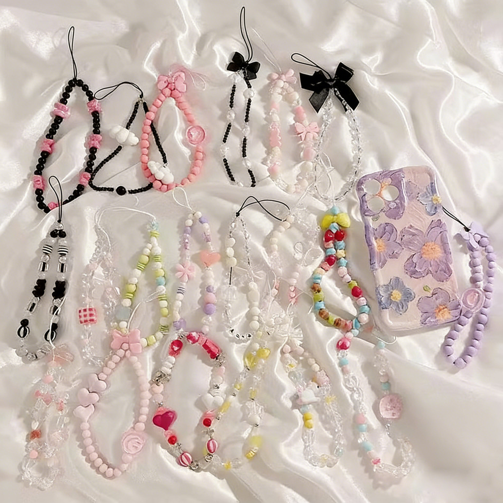 Cordão De Capa De Telefone De Luxo Corrente Pingente Anti-Perda Vários Estilos Feycapa006 em Oferta na Shopee