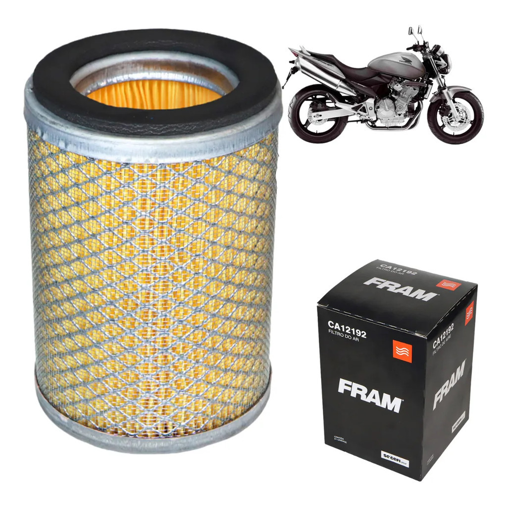 Filtro De Ar Cb 600f Hornet 2005 2006 2007 Carburada Fram