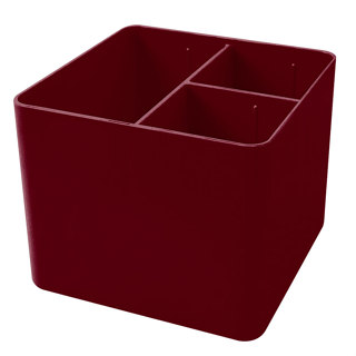 Porta objetos com 3 divisórias Cherry 3020.01 Dello em Oferta na Shopee