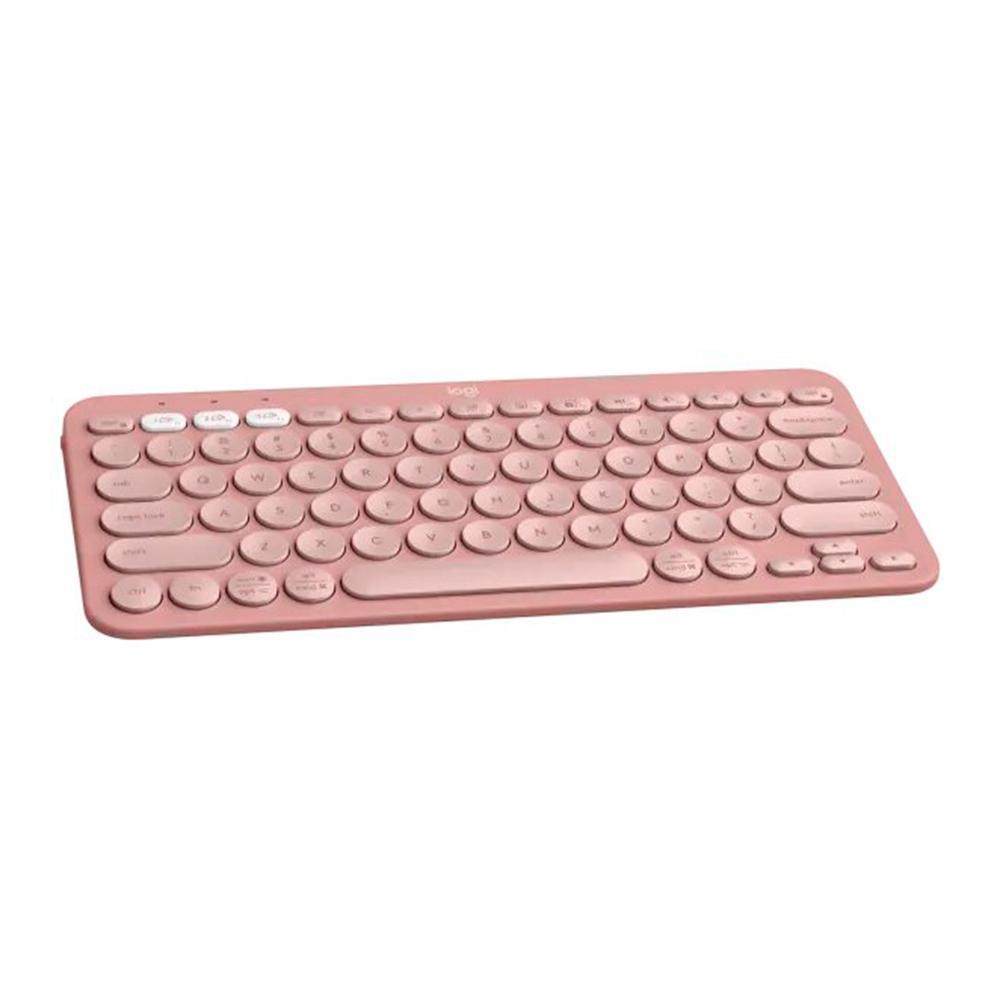 Teclado Sem Fio Logitech Pebble Keys 2 K380s Bluetooth Rosa em Oferta na Shopee