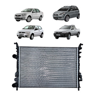 Radiador Palio Fire 2001 2002 2003 2004 2005 Até 2017 em Oferta na Shopee