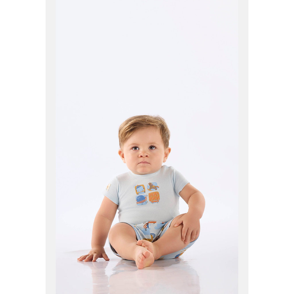 Conjunto Body e Short para Bebê Up Baby