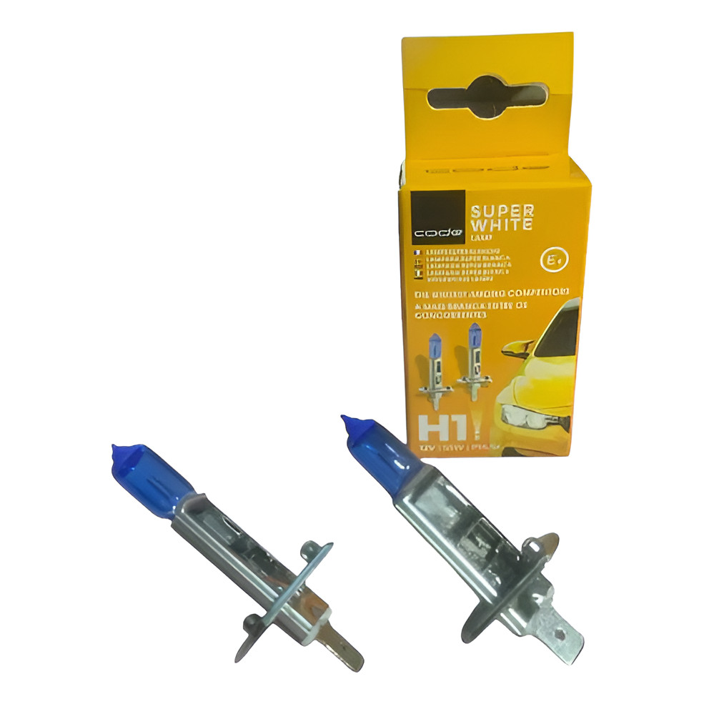 Par Lâmpadas H1 12v 55w Super Branca Code / Tech One