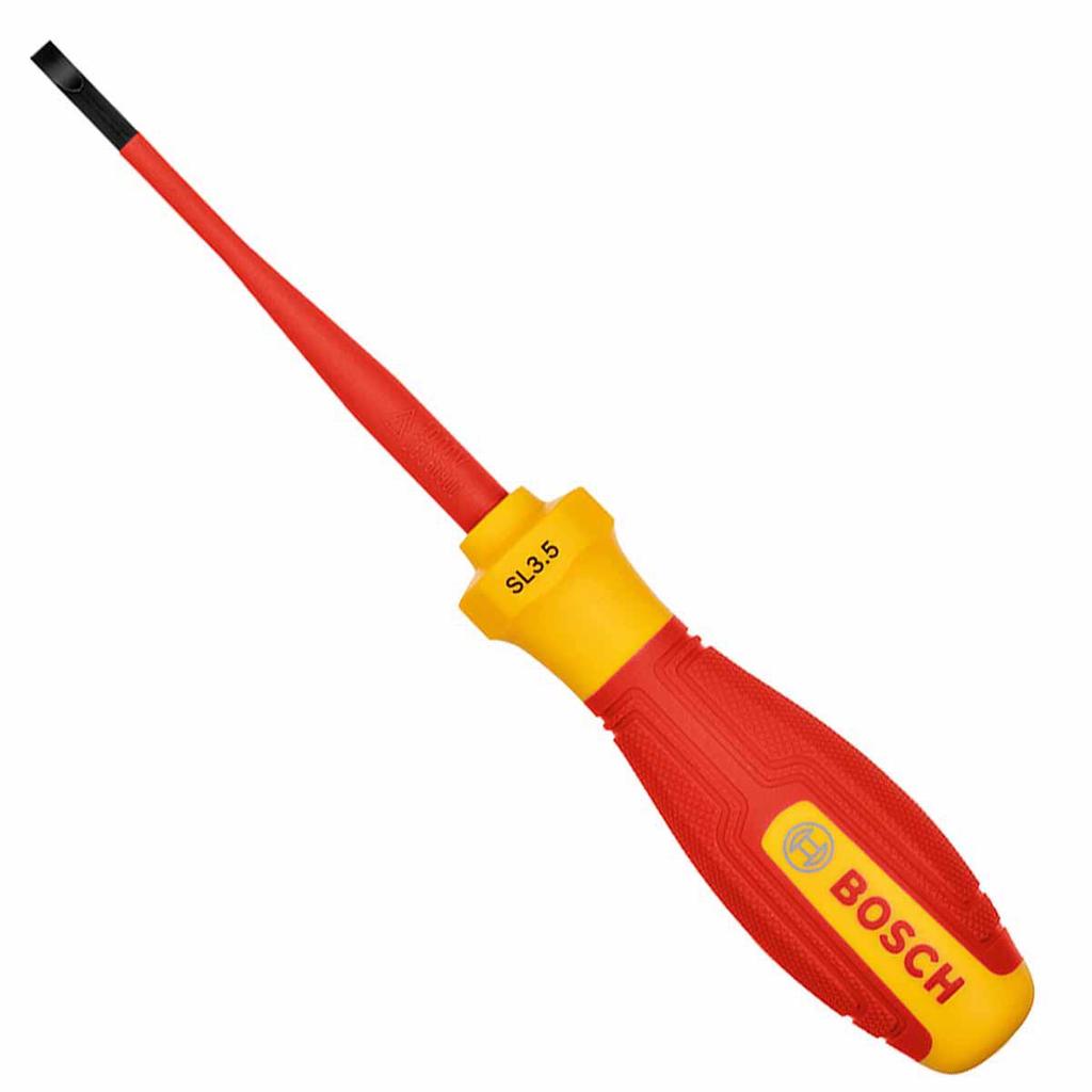 Chave de Fenda SL 3.5 x 75mm VDE 1000V (1600A02NC1) - Bosch