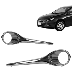 Aro Farol Milha Jac J5 2012 2013 2014 Cromado