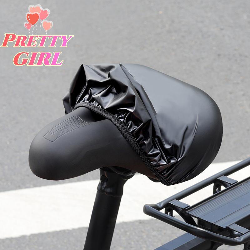[Pretty ggirl] Capa De Estrada Portátil Ultraleve De 1 Peça Bicicleta À Prova D'água Elástica De Assento De Alta Qualida