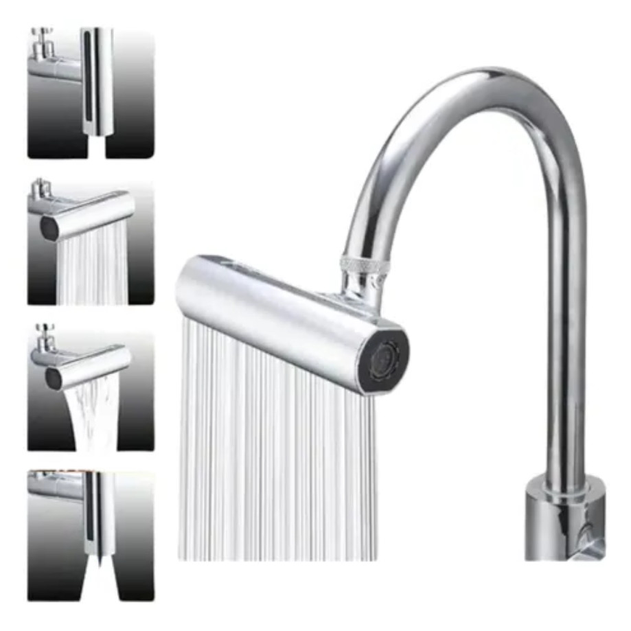 Extensor De Torneira Cozinha Banheiro Adaptador Flexível 360