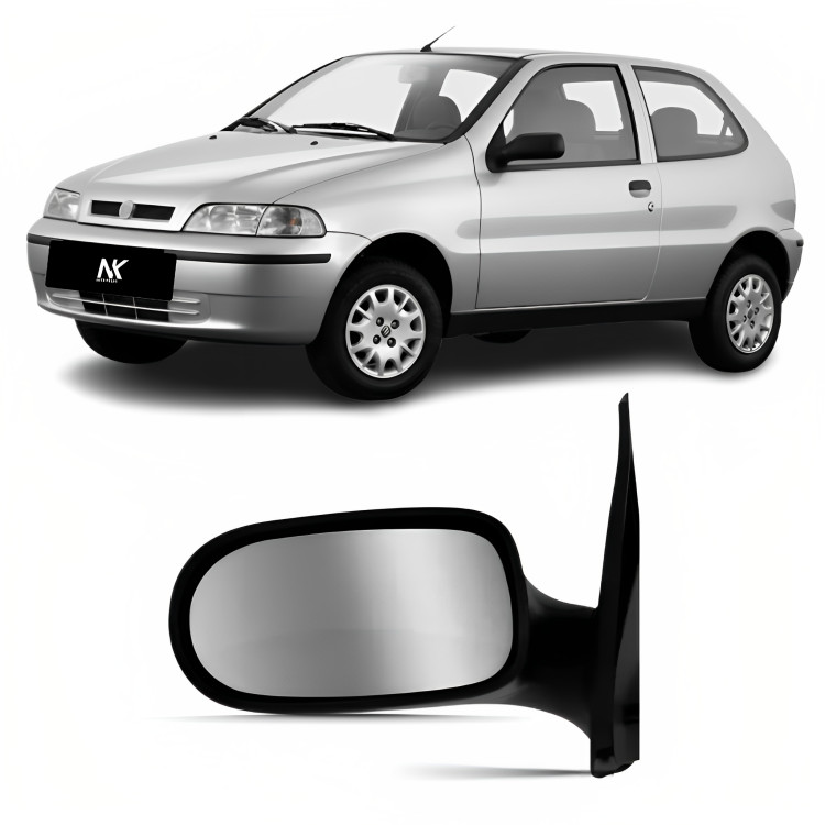 Retrovisor Palio G1 Strada Siena 2001 2002 2003 2004 2005 2006 2007 2 Portas 1ª Linha Novo · foto 2