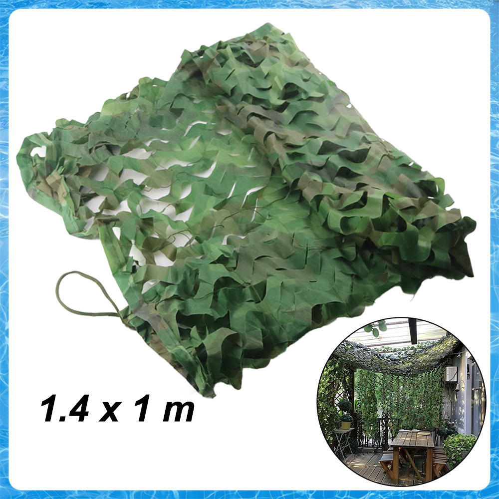 Rede camuflada grande rolo de rede de camuflagem,para caça capa de carro surpresa decoração de festa(selva,1,4 x 1 m)