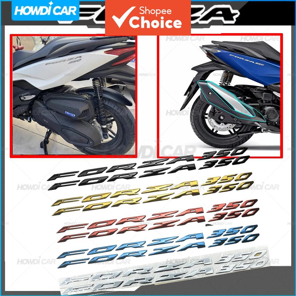 Novo Adesivo Macio de Moda 1/2 unidades Logo Forza350 para Moto Honda